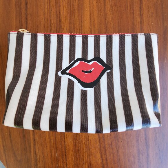 SOLD NWT Henri Bendel Eyes & Lips Nesting Cosmetic Bags Makeup Cases (2pc) - Picture 7 of 10